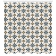 thumbnail image 3 of Ambesonne Paisley Shower Curtain, Vintage Patterns, 69"Wx70"L, Brown Blue, 3 of 3