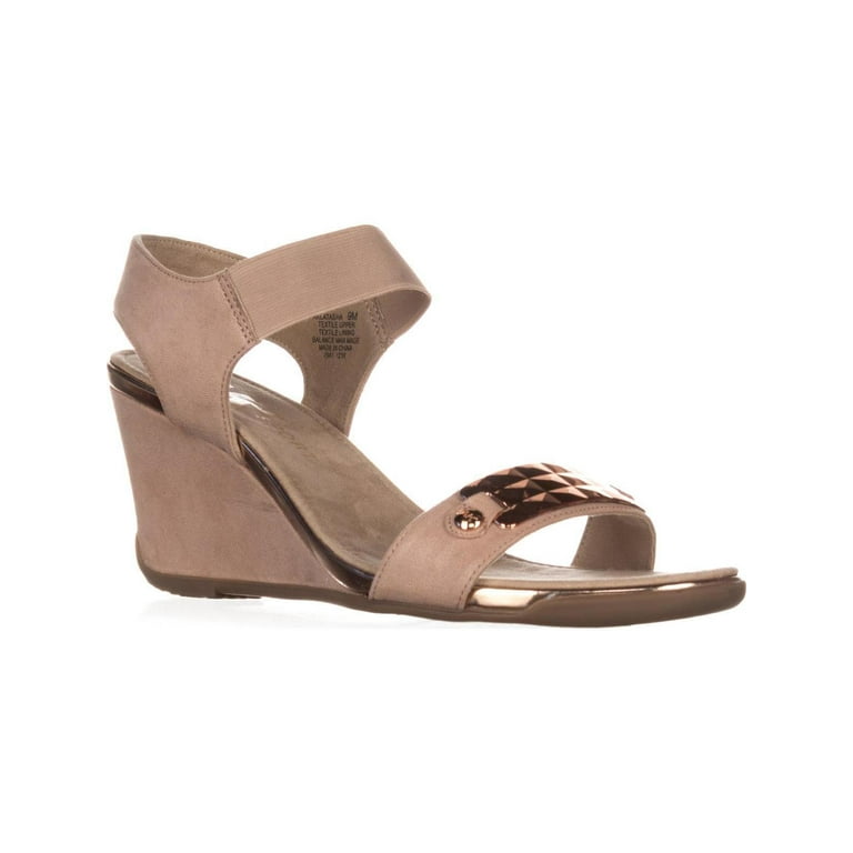 Womens AK Anne Klein Sport Latasha Comfort Wedge Sandals Light