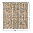 thumbnail image 5 of Bohemian Vintage Paisley Shower Curtain - Floral Ethnic Artistic Design, 72x72 Inches, 5 of 5