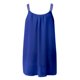 thumbnail image 3 of Camiseta sin mangas con tirantes de encaje y pliegues de gasa lisa para mujer, tallas grandes - Sin mangas, cuello redondo, poliéster/gasa, ropa de playa para el verano, 1 pieza, 3 of 5
