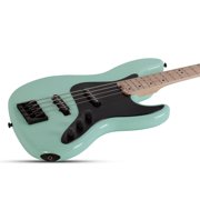 Schecter J-4 4 String Bass Guitar - Sea Foam Green