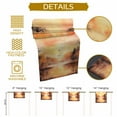 thumbnail image 5 of ERUNPONLY Orange Forest Table Runner - 72 Inch Long Idyllic Watercolor Sunset Nature Scenery Cotton and Linen Blended Dress Scarves Farmhouse Table Runner for Kitchen Dining, Coffee Table, 18" x 72", 5 of 8