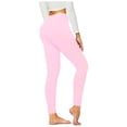 thumbnail image 4 of Clover Outline Print High Waisted Leggings for Women Stretchy Yoga Trousers Tummy Control Sports Bottoms St. Patrick's Day Activewear, 4 of 6