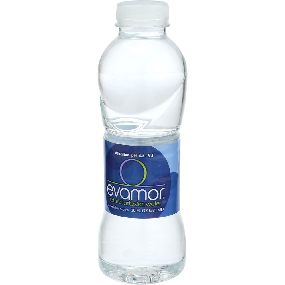 Evamor Artesian Spring Water, 20 Fluid Ounce -- 24 per Case.