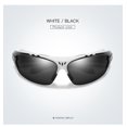 thumbnail image 2 of Gafas de seguridad, lentes de gafas de sol polarizadas, protección ocular contra impactos y UV U6, clasificación de seguridad según ANSI Z87+, estuche rígido Xemadio LRWJ481-1, 2 of 7