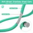 thumbnail image 3 of Drain clog removal tool - 30-inch break-resistant steel sink snake hair drain cleaner, with rotating handle and 6 refillable pipe snakes, for shower, toilet, kitchen sink, bathtub drain hair remover., 3 of 4