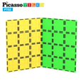 thumbnail image 2 of Bloques de construcción magnéticos PicassoTiles, juguete para niños de gran tamaño, 2 piezas, 2 of 7