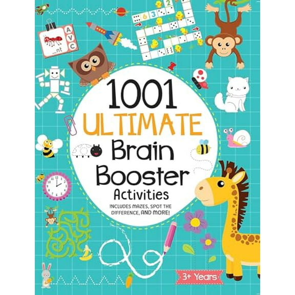 Pre-Owned 1001 Ultimate Brain Booster Activities for 3 to 6 Years Old Kids Paperback