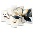 thumbnail image 2 of Designart "Elegant Magnolias in Yellow and Grey I" Floral Art Living Room Set, 2 of 5