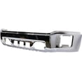 thumbnail image 2 of Bumper Compatible with GMC Sierra 1500 2014-2015 Chrome, 2 of 5