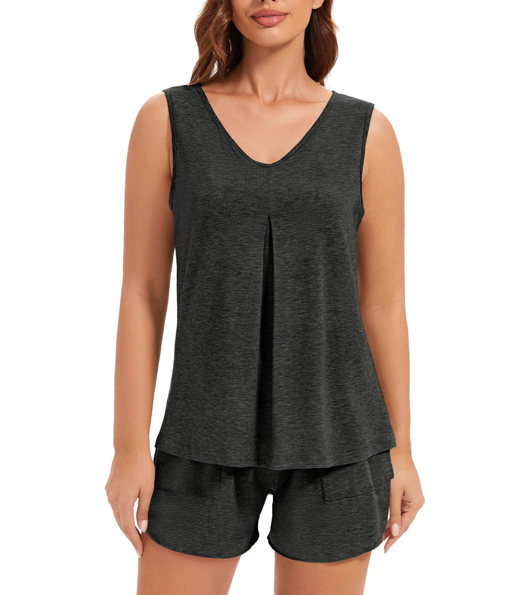 Just Love Women's 100% Cotton Pajama Short Set - 'I Love Sleeping All Day' Print, Comfy Sleepwear For Summer - View #14