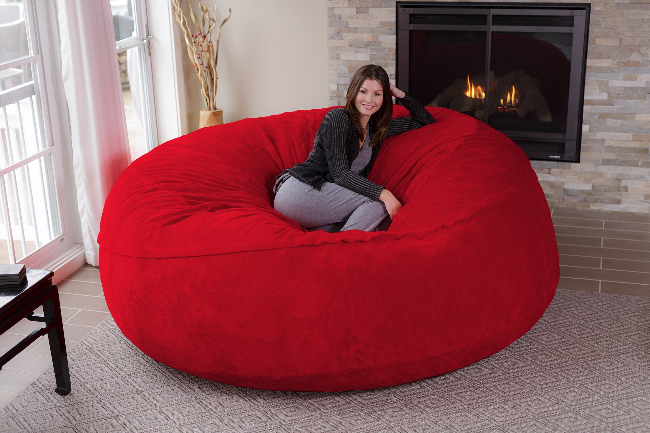 Chill Sack Bean Bag Chair Red