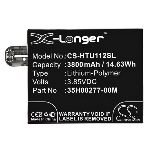 3800mAh 35H00277-00M Battery for HTC U11  U11 Plus