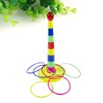 thumbnail image 1 of RUNROTOO 1Set Colorful Ring Toss Game for Children Indoor Play Round Rings Abs Material, 1 of 8