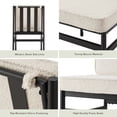 thumbnail image 5 of Odelia Counter Stool Set of 4, Pearl White Boucle, 5 of 8