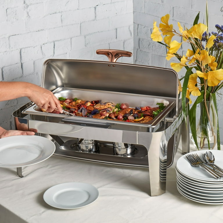 Denmark Tools for Cooks 5 Piece 9.5 Quart Stainless Steel Buffet