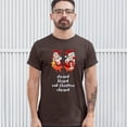thumbnail image 3 of Tee Hunt Stressed Blessed and Christmas Obsessed T-Shirt Funny Reindeers Men's Tee, Brown, X-Large, 3 of 5