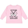 thumbnail image 3 of Inktastic Future Banjo Player Like Daddy Boys or Girls Long Sleeve Toddler T-Shirt, 3 of 5