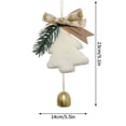 thumbnail image 3 of Adornos colgantes navideños, campanillas de viento para árbol de Navidad, suministros para Año Nuevo 2025, colgantes para árbol de Navidad, decoración navideña para el hogar, 3 of 5