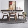 thumbnail image 4 of Ashcroft Mid-Century Modern Fabric Dining Chair, Gray (Set of 1), 4 of 4