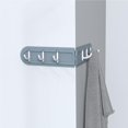 thumbnail image 4 of Ganchos De Fila De 6 Uds., Gancho De Esquina Plegable, Ganchos De Baño Para El Hogar, Ganchos De Puerta Trasera Sin Rastro, Herramientas De Almacenamiento Para El Hogar Guardurnaity HA023169-00, 4 of 7
