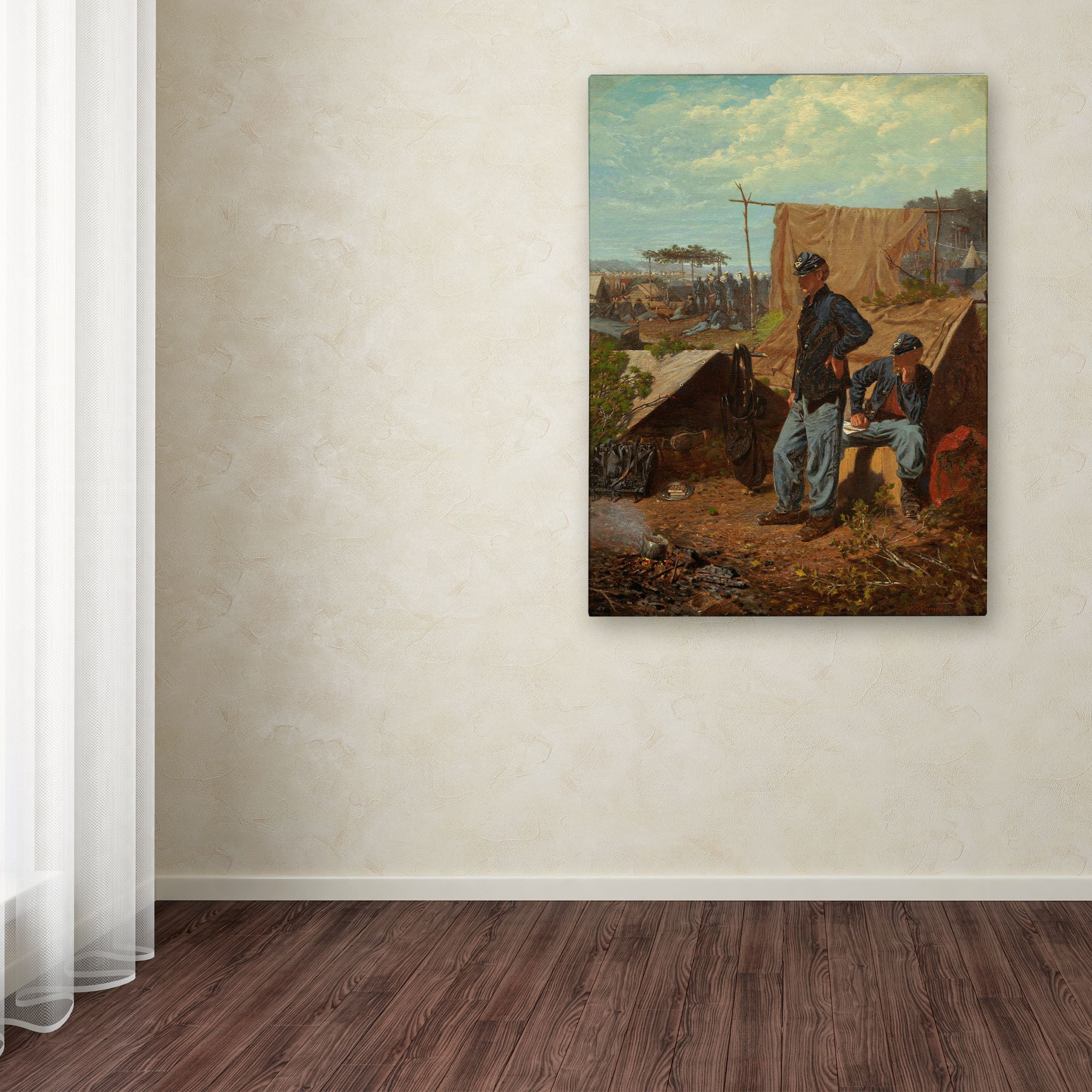 Trademark Fine Art 'Home Sweet Home' Canvas Art by Homer