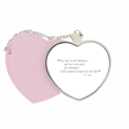 thumbnail image 1 of Progress Progresses Too Fast Quotes Mirror Travel Purse Makeup Heart Pink, 1 of 4