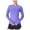 Purple, variant on Women Summer Tops Womens Sun Shirt Rash Guard Sun Long Sleeve Running Shirt With Thumb Hole Cool Tech UPF 50  New Women's Fashion Turtleneck Knit Women Boy Apparel Color Tunic Corduroy Long Black 2XL