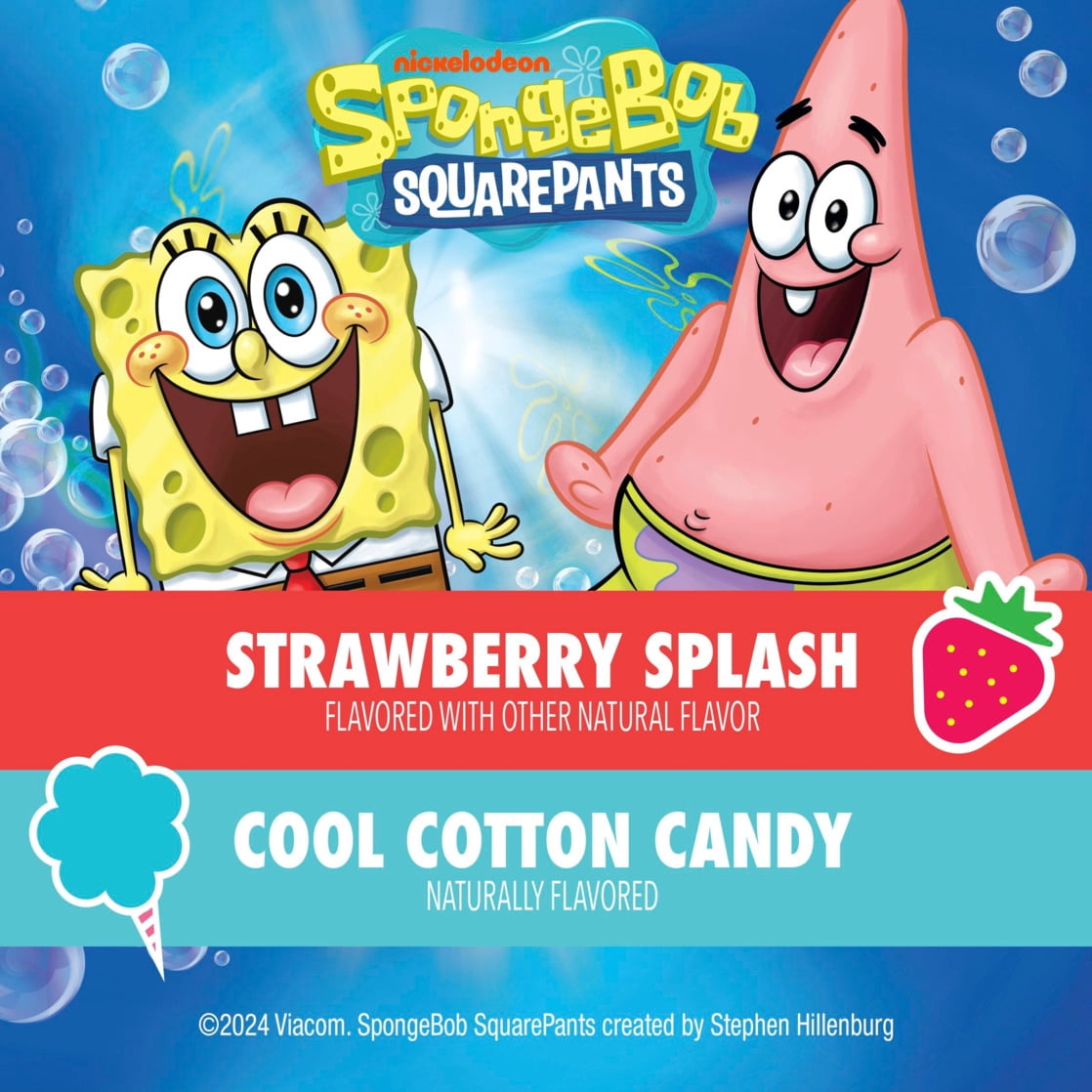 Go-GURT SpongeBob SquarePants Kids Fat Free Yogurt Variety Pack, 2 oz Yogurt Tubes (16 Ct)