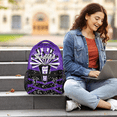 thumbnail image 7 of Jiaoprinted Personalized Cheerleader Backpack Custom Cheer Day Pack with Name Customized Sports Gym Bag for Cheer Team Purple Glitter, 7 of 7