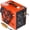 03-Dual Fan, variant on PCP Air Compressor, 4500 PSI / 30 MPa, Dual Power (12V DC & 110V/220V AC), Retractable Handle, Water/Oil-Free for Paintball, PCP Rifle, and HPA Tanks, Manual Stop, 250W (Orange)