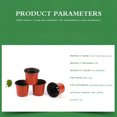 thumbnail image 5 of Macetas Inicio De Semillas Plantas De 6 Pulgadas Macetas De Vivero Plántulas Arrancador Ligero Flor Planta Contenedor Para Plantas Suculentas Planta En Maceta Flor 50Pcs Vogacara TO005254-02, 5 of 5