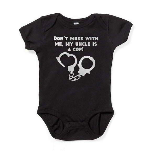 CafePress - My Uncle Is A Cop - Cute Infant Bodysuit Baby Romper - Size Newborn - 24 Months