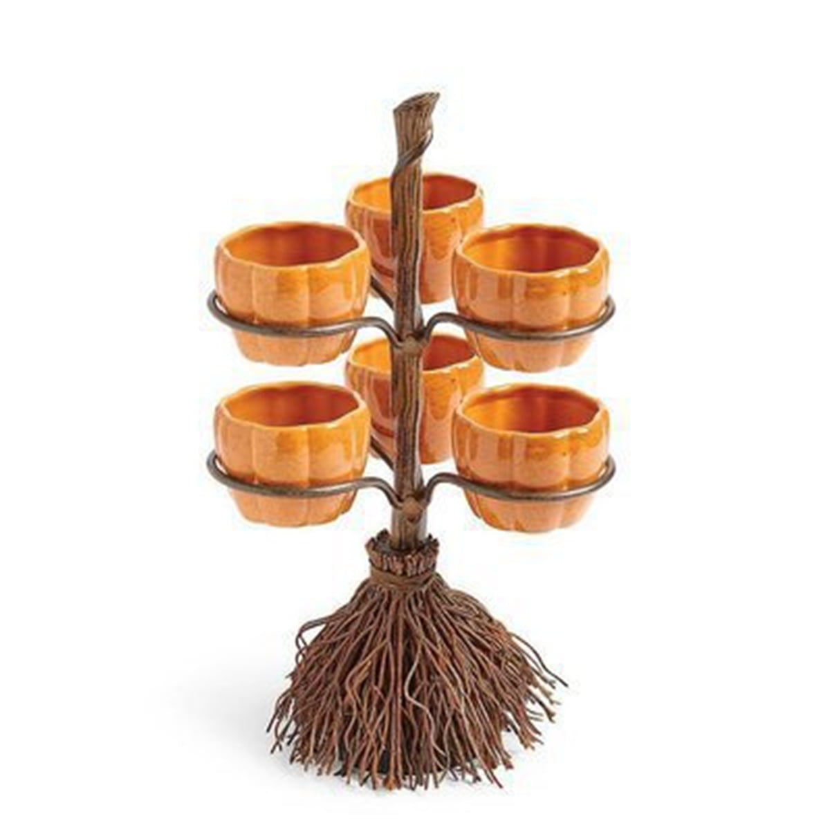 Three-Tier Halloween Pumpkin Snack Bowl Stand Decor Basket Candy Holder Perfect for Serving Snacks Salad Desser Party Favor Supplies Collapsible Trays