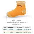 thumbnail image 2 of Beaniara 4 Pairs Anti Slip Silicon Grip Socks, 3 Sizes For 1-7 Years Baby, Toddler, Kid (Yellow, S), 2 of 8