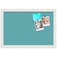 thumbnail image 2 of PinPix 18x12 Custom Cork Bulletin Board Aqua Pastel Poster Board Has a Fabric Style Canvas Finish, Framed in Aqua Pastel, by ArtToFrames (PinPix-1806), 2 of 5