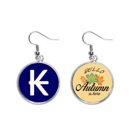 lao currency symbol kip lak earring dangle autumn earring jewelry
