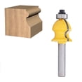 thumbnail image 1 of Base Moulding Router, Architectural Router Bit Sculpture Roundover Beading Corner Rounding Carbide 25.4mm Blade Diameter  for Hardwood for Plywood for Softwood 8mm Shank,1/2in, 1 of 7