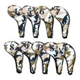 thumbnail image 3 of Iron Club Headcover Protector, Golf Iron Head Cover Protector, Deportes al aire libre Cuñas Accesorios, Golf Putter Headcovers, Golf Club Headcover Marrón, 3 of 8