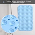 thumbnail image 4 of Naiovety Alfombrilla de baño para ducha, alfombrilla de baño rectangular antideslizante, lavable, Extra flexible, con agujeros, alfombrilla de Juegos de accesorios de baño, 4 of 6