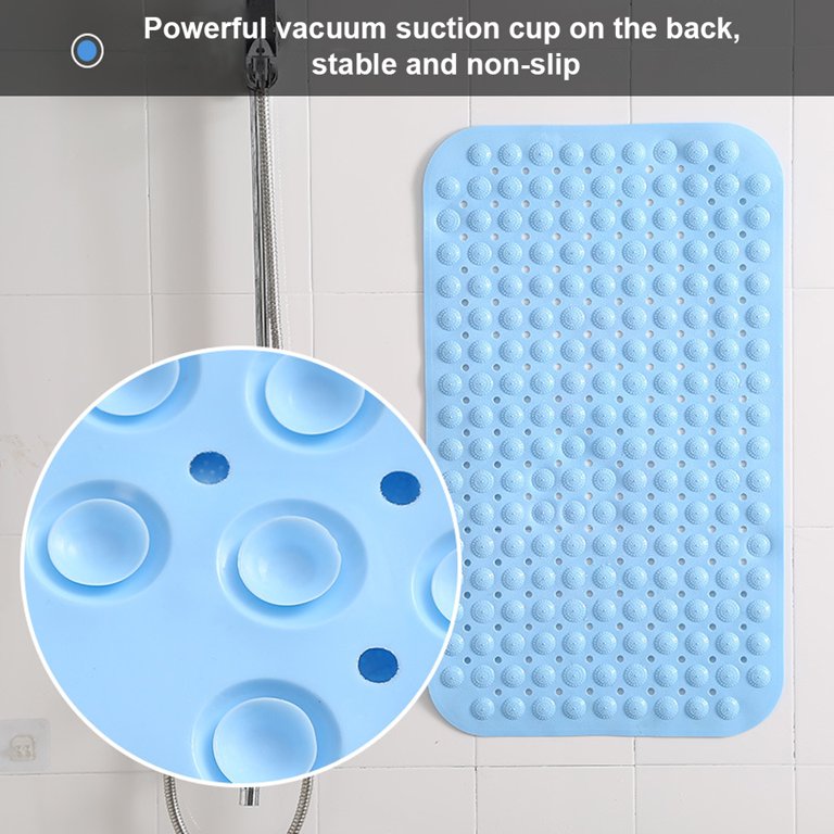 1pc Home Use Pvc Anti-slip Mat With Suction Cup For Bathroom