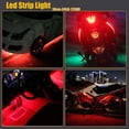 thumbnail image 5 of Summark 6-pack Waterproof Flexible 2W DC12V LED Light Strips 30cm Underbody Light For Car Motorcycle(Red), 5 of 7