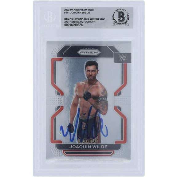 Joaquin Wilde WWE Autographed 2022 Panini Prizm #141 Beckett Fanatics Witnessed Authenticated Card - Fanatics Authentic Certified