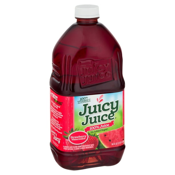 Juicy Juice Strawberry Watermelon 100% Juice, 64 fl oz - Walmart.com ...