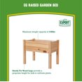 thumbnail image 2 of Expert Gardener 2ft high Natural Wood Small Elevated Garden Bed, 2 of 11