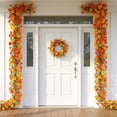 thumbnail image 5 of Cififendec Thanksgiving Artificial Petunia Garland, 70.86", Trailing Floral Vine for Farm Dining Table Brunch Sideboard Cottage Window Wedding Decor, 5 of 5