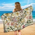 thumbnail image 5 of Bulopur Boho Front Car Seat Towel for Women Vintage Butterfly Breathable Sweat Carseat Protector with Storage Bag for Beach Vacation Soft Fit SUV Sedan Truck 1pcs, 5 of 7