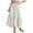 White, variant on Njagoc3 Womens High - Waisted Flowy Utility - Style Maxi Skirt - Casual for Summer Lounging