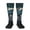 2 Black-2, variant on Wave Chain Shark print thigh-high socks, crafted for both men and women with a stretchy, high-opaque design perfect for daily wear