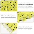 thumbnail image 4 of Yellow Triangle Dots Women's Cold Weather Scarves Lightweight Warm Fashion Scarves, Breathable 86.6''x30.7'', 4 of 10